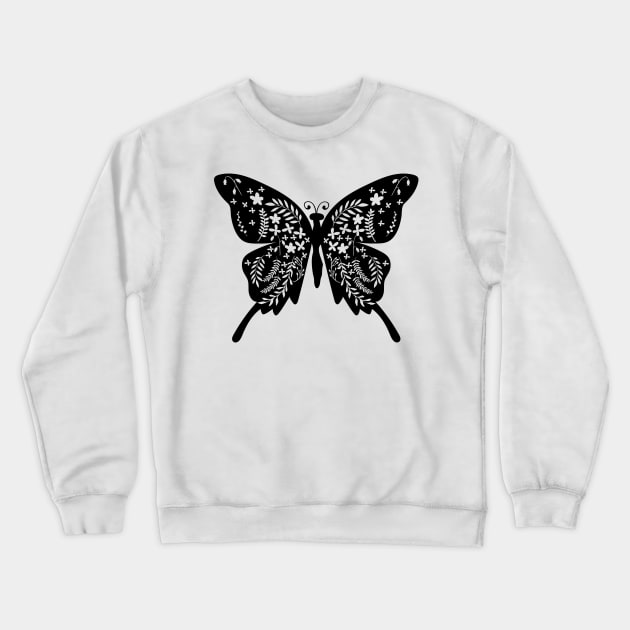 Butterfly Crewneck Sweatshirt by JakeRhodes